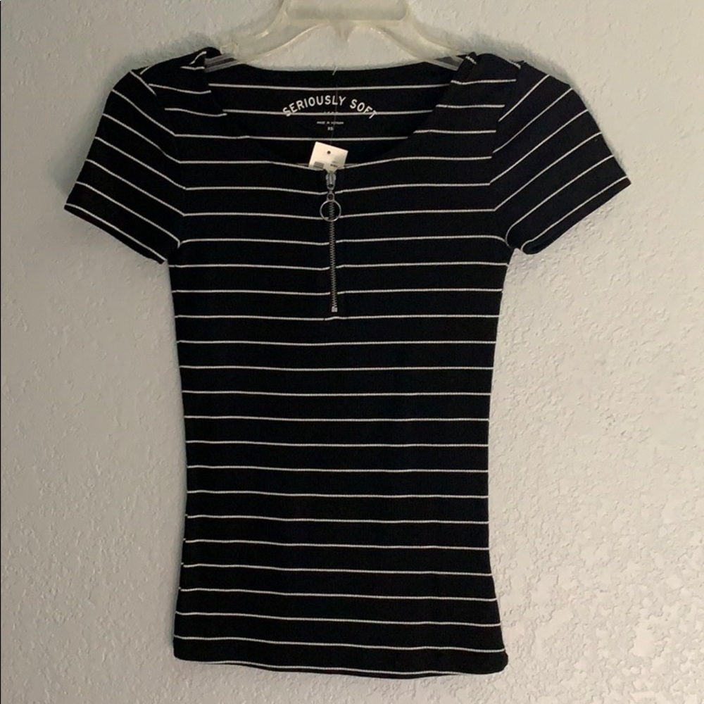 aeropostale zip up shirt